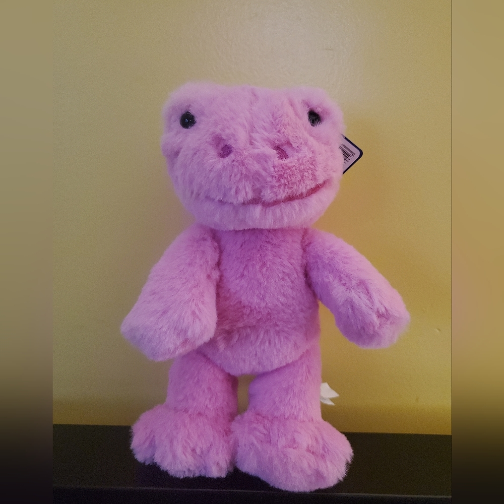 BUILD A BEAR EXCLUSIVE MINI 9" PINK FROG BUDDIES SMALL FRY PLUSH NWT